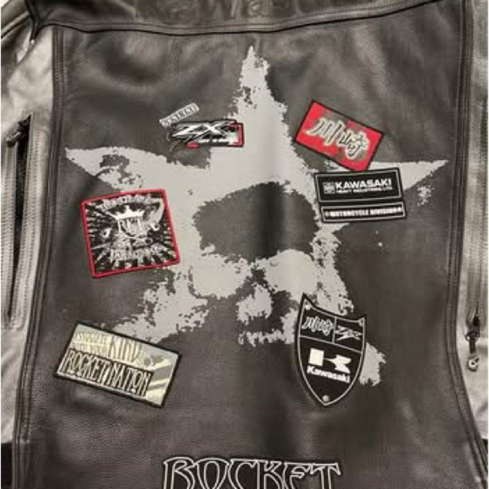 Joe Rocket Kawasaki Leather Jacket
